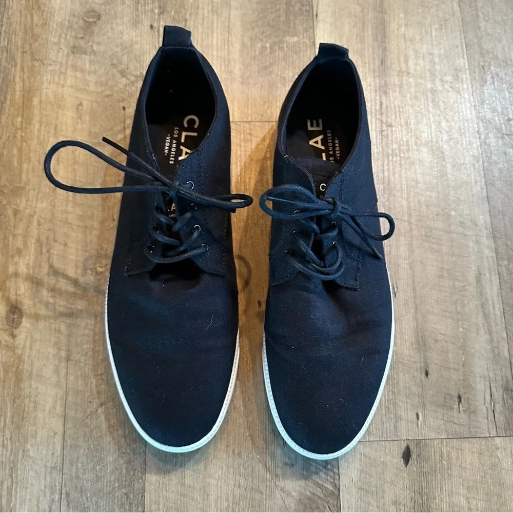Clae Ellington Black Textile Sneakers